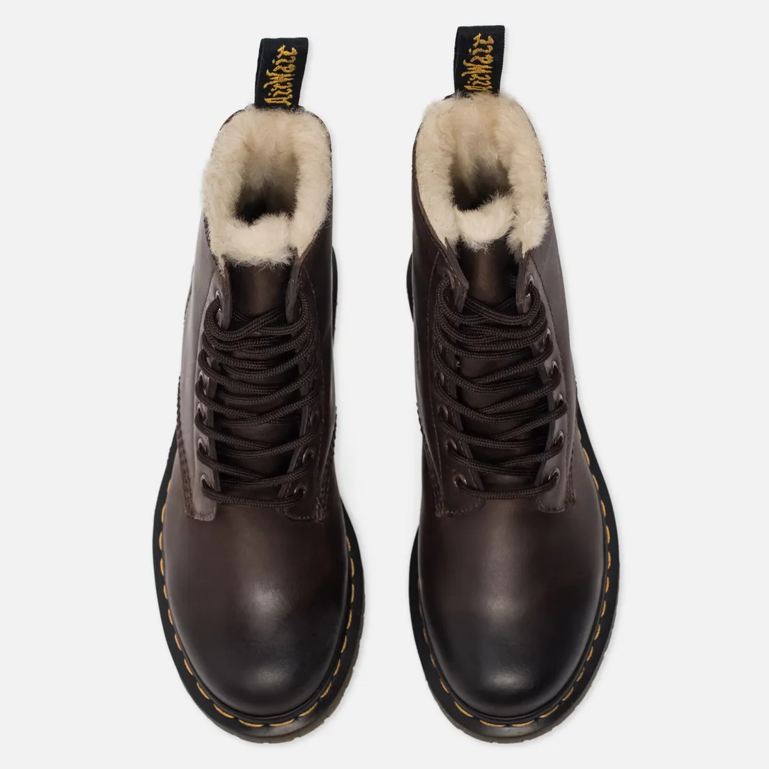 Dr. Martens Женские зимние ботинки Serena Fur Lined Burnished Wyoming