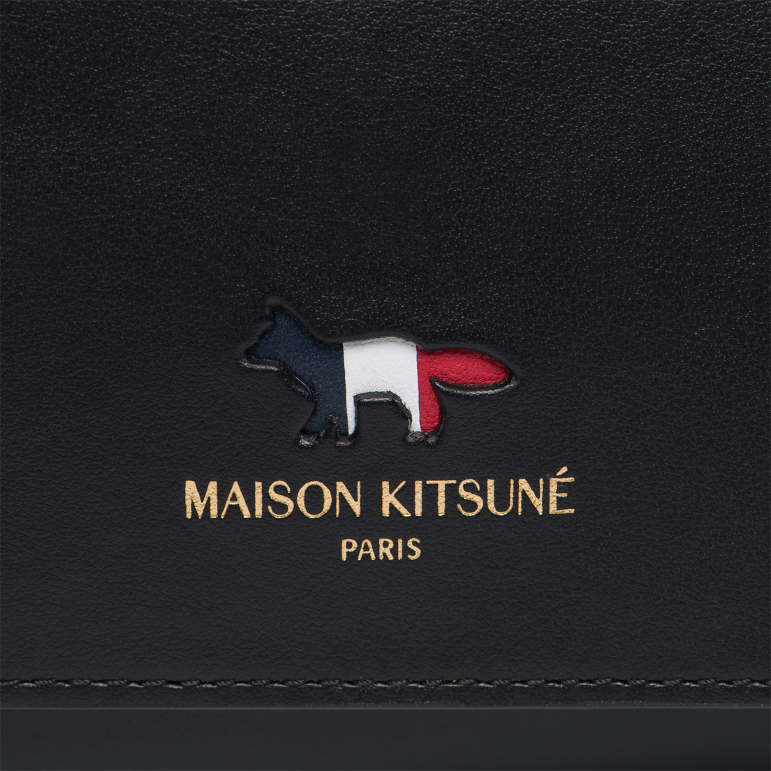 Maison Kitsune Женский кошелек Tricolor Long Leather