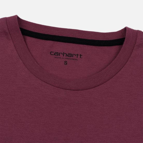 Женский лонгслив Carhartt WIP W' L/S Pocket Dusty Fuchsia/Black