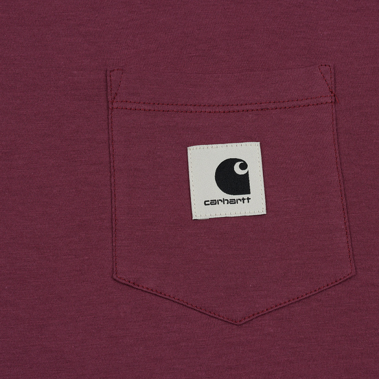 Женский лонгслив Carhartt WIP W' L/S Pocket Dusty Fuchsia/Black