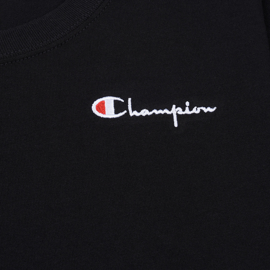 Женский лонгслив Champion Reverse Weave Small Logo Script Embroidered Black