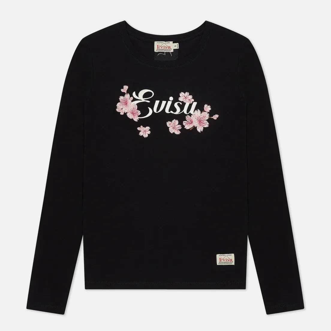 Evisu Женский лонгслив Heritage Sakura Embroidered