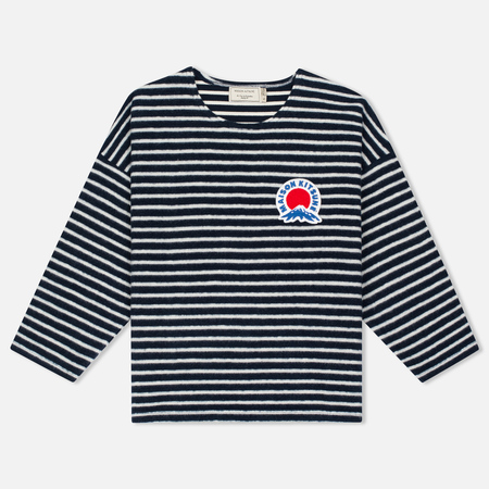 Женский лонгслив Maison Kitsune Marin Cropped Navy