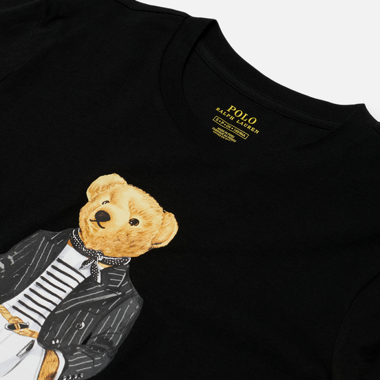 Женский лонгслив Polo Ralph Lauren Bear Parisian Inspired Attire Black
