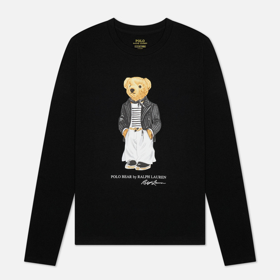 Женский лонгслив Polo Ralph Lauren Bear Parisian Inspired Attire Black