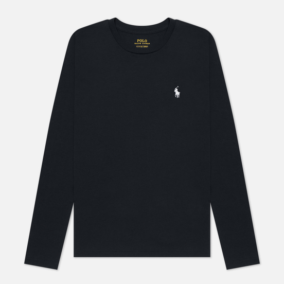 Женский лонгслив Polo Ralph Lauren Crew Neck 30/1 Cotton Jersey Black