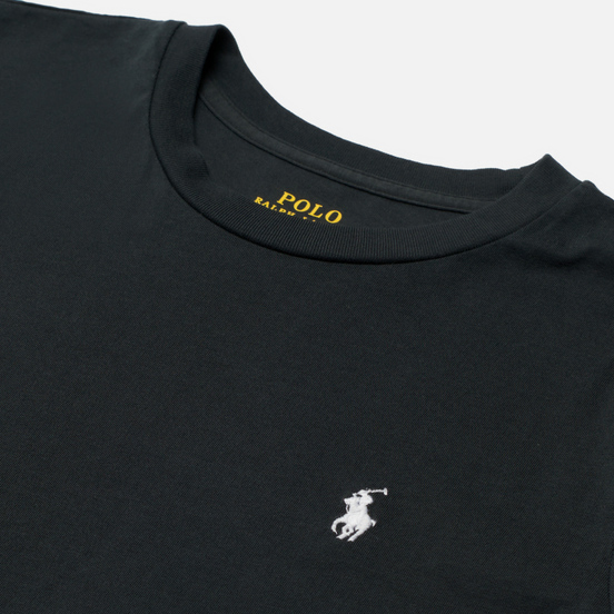 Женский лонгслив Polo Ralph Lauren Crew Neck 30/1 Cotton Jersey Black