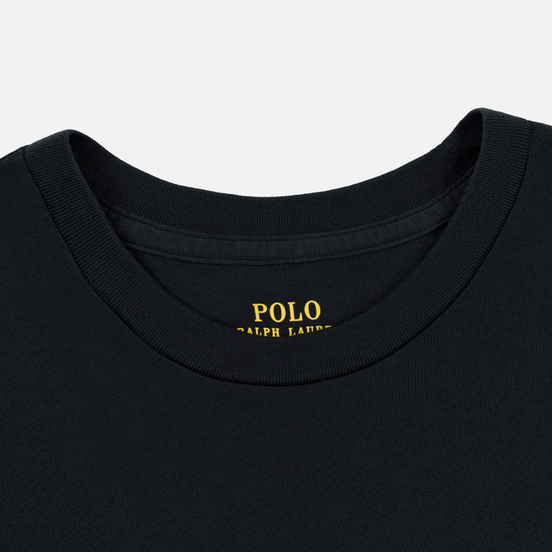 Женский лонгслив Polo Ralph Lauren Crew Neck 30/1 Cotton Jersey Black