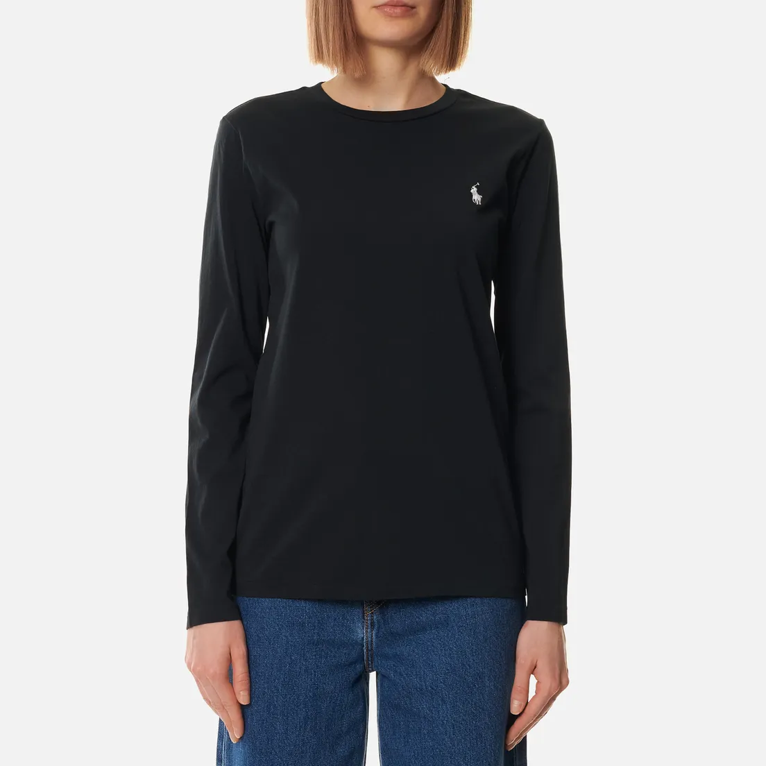 Polo Ralph Lauren Женский лонгслив Crew Neck 30/1 Cotton Jersey