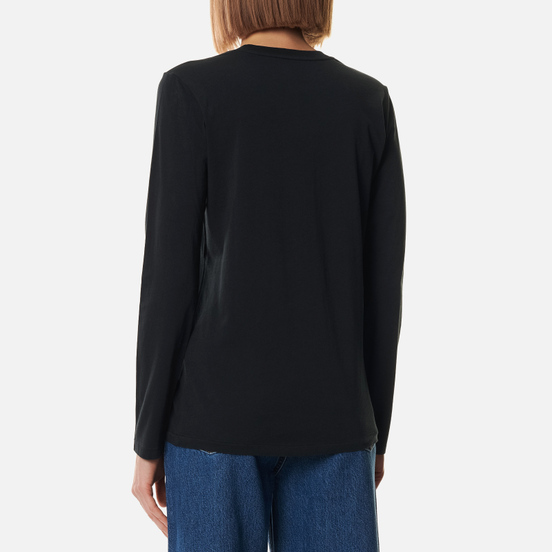 Женский лонгслив Polo Ralph Lauren Crew Neck 30/1 Cotton Jersey Black