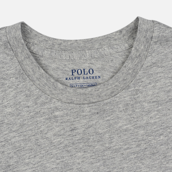 Женский лонгслив Polo Ralph Lauren Crew Neck 30/1 Cotton Jersey Cobblestone Heather
