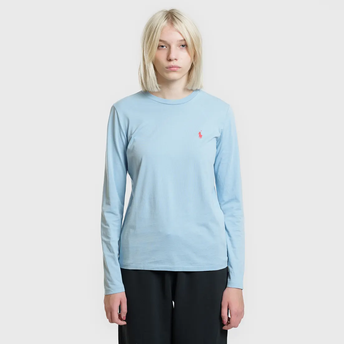Polo Ralph Lauren Женский лонгслив Crew Neck 30/1 Cotton Jersey