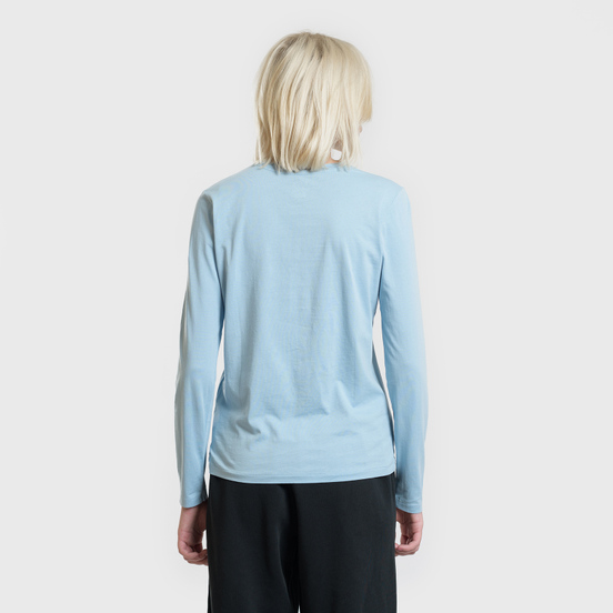 Женский лонгслив Polo Ralph Lauren Crew Neck 30/1 Cotton Jersey Powder Blue