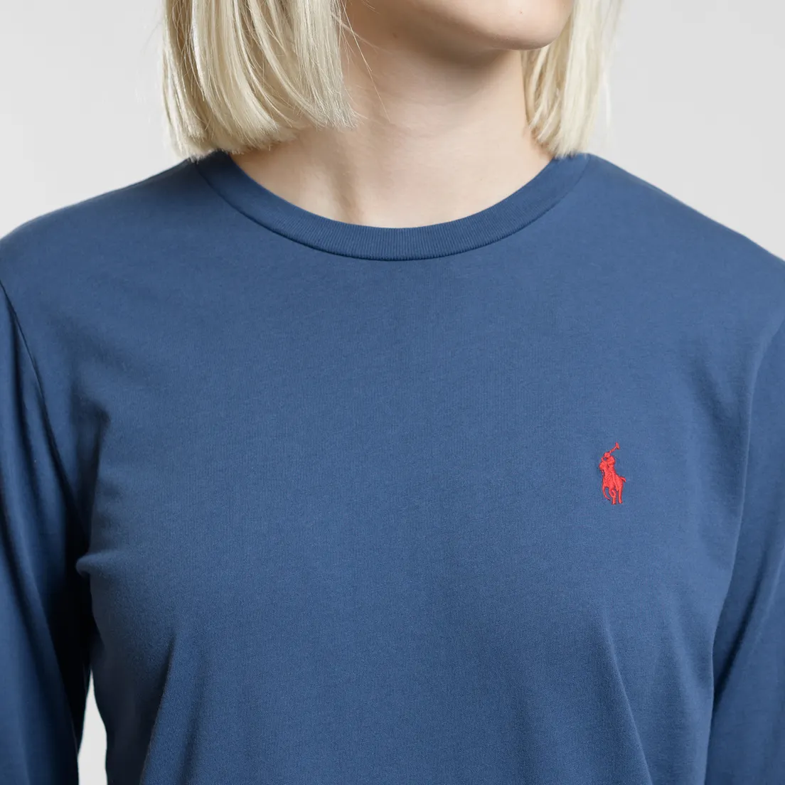Polo Ralph Lauren Женский лонгслив Crew Neck 30/1 Cotton Jersey