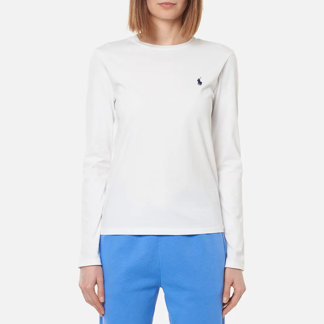 Polo Ralph Lauren Женский лонгслив Crew Neck 30/1 Cotton Jersey
