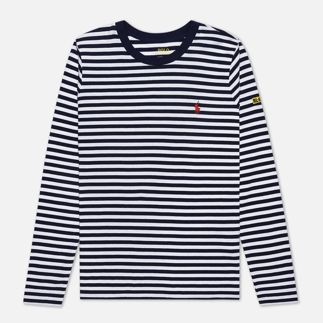 Polo Ralph Lauren Женский лонгслив Stripe Polo Pony Mini Logo