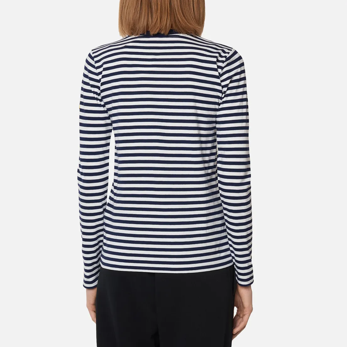 Polo Ralph Lauren Женский лонгслив Stripe Polo Pony Mini Logo