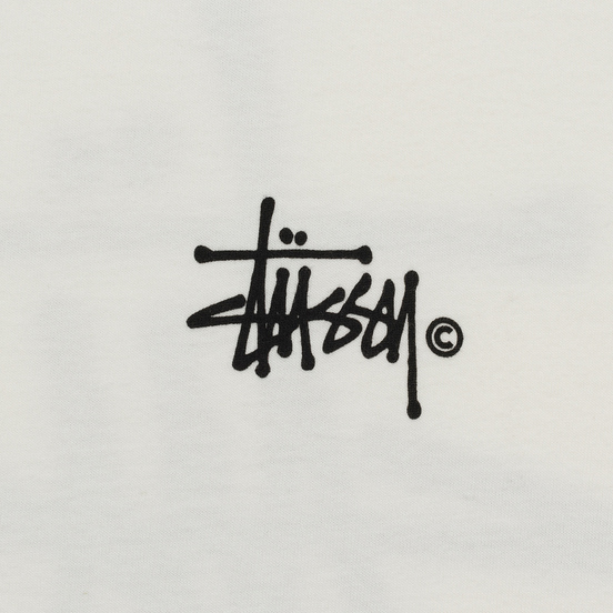 Женский лонгслив Stussy Basic Logo Pigment Dyed Natural