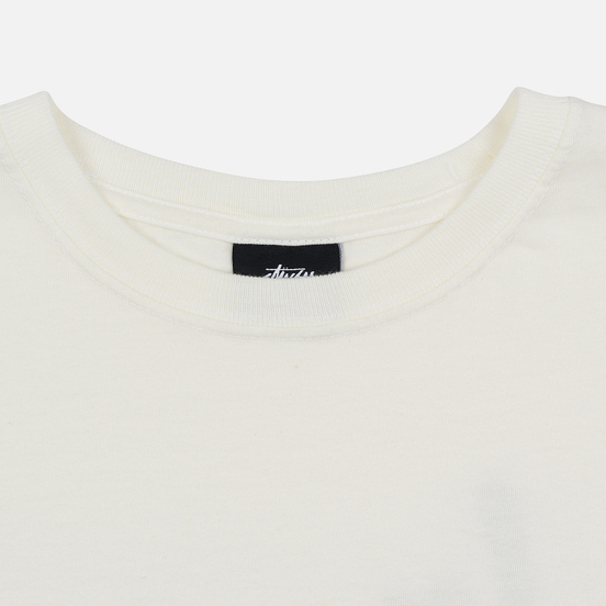 Женский лонгслив Stussy Basic Logo Pigment Dyed Natural