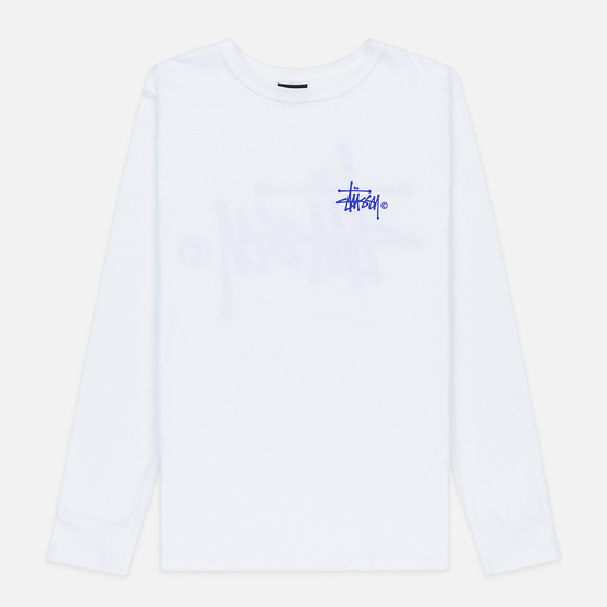 Женский лонгслив Stussy Basic Logo White