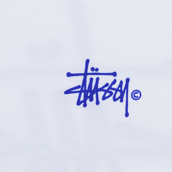 Женский лонгслив Stussy Basic Logo White