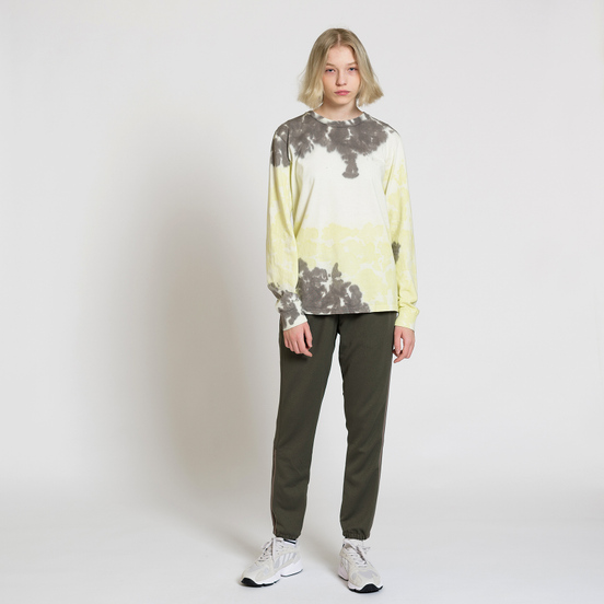 Женский лонгслив Stussy Space TD Natural/Yellow