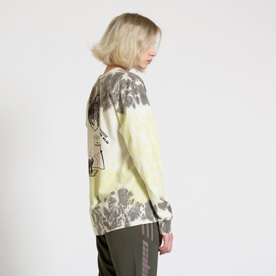 Женский лонгслив Stussy Space TD Natural/Yellow