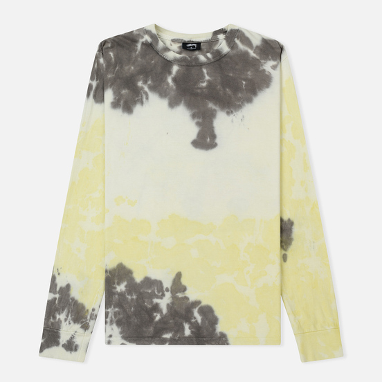 Женский лонгслив Stussy Space TD Natural/Yellow