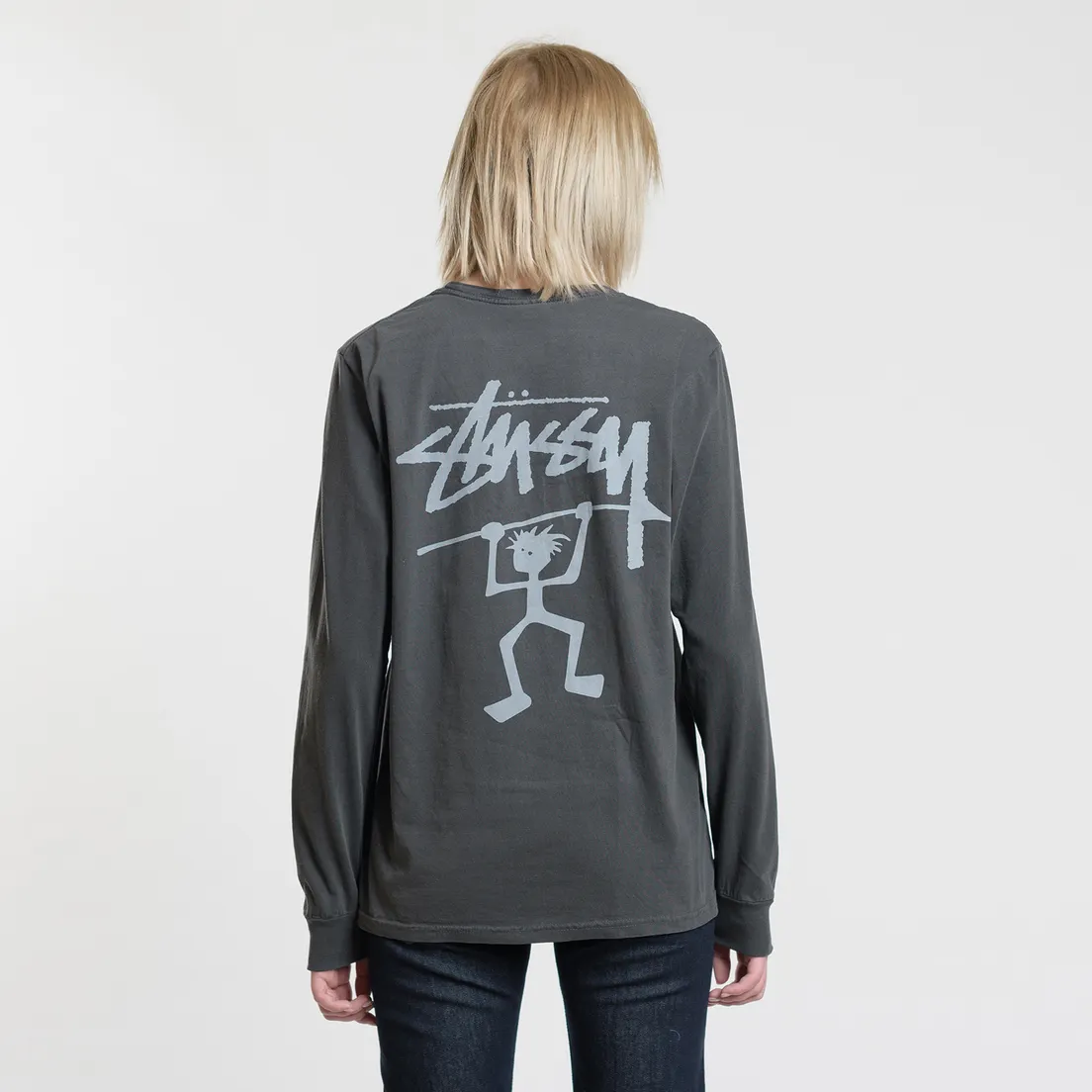 Stussy Женский лонгслив Warrior Man Pigment Dyed