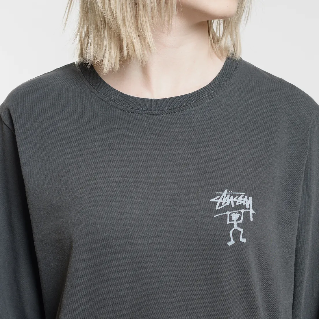 Stussy Женский лонгслив Warrior Man Pigment Dyed