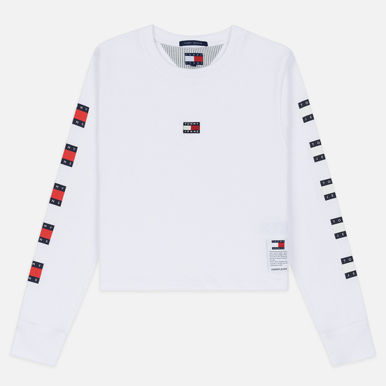 Женский лонгслив Tommy Jeans Heritage Classic White