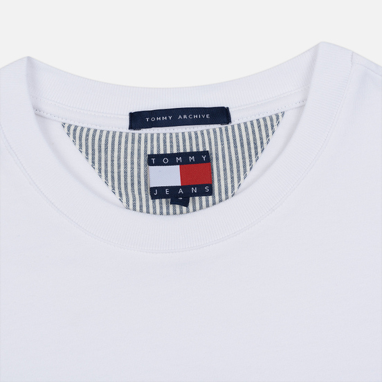 Женский лонгслив Tommy Jeans Heritage Classic White