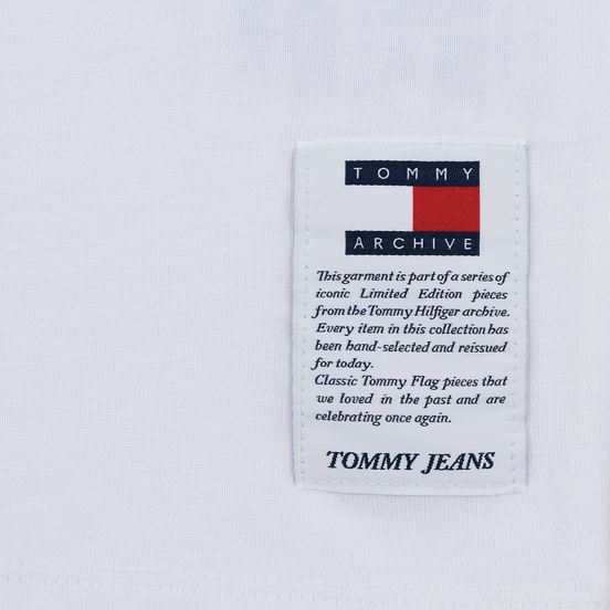 Женский лонгслив Tommy Jeans Heritage Classic White