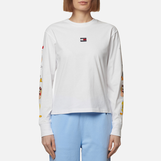 Женский лонгслив Tommy Jeans x Looney Tunes White
