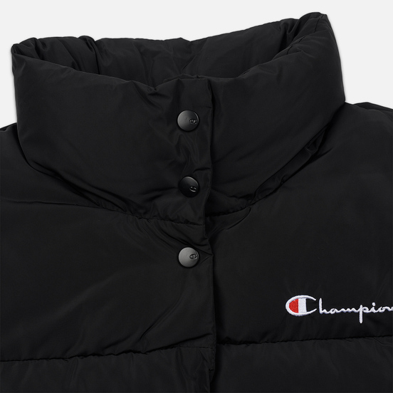 Женский пуховик Champion Reverse Weave Back Script Puff Black