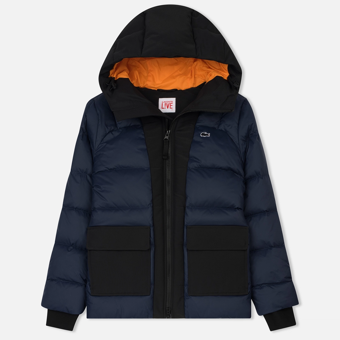 Lacoste Live Женский пуховик Hooded Wide Pocket Quilted