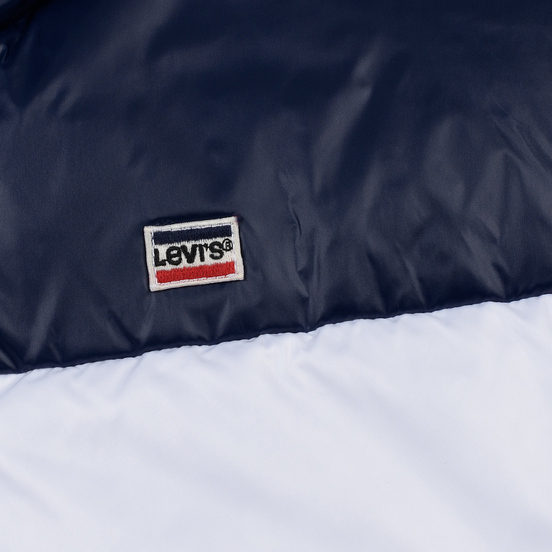 Женский пуховик Levi's Short Puffer Peacoat Colorblock