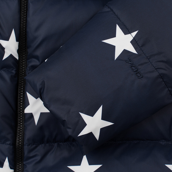 Женский пуховик The North Face IC Nuptse Cobalt Blue/Star Print