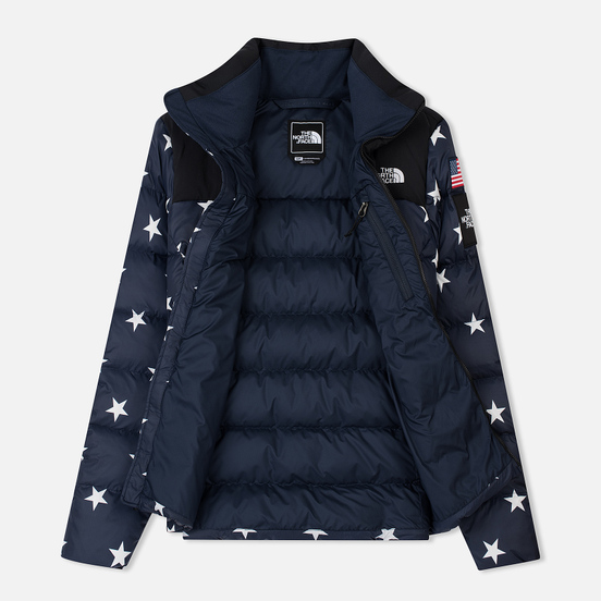 Женский пуховик The North Face IC Nuptse Cobalt Blue/Star Print
