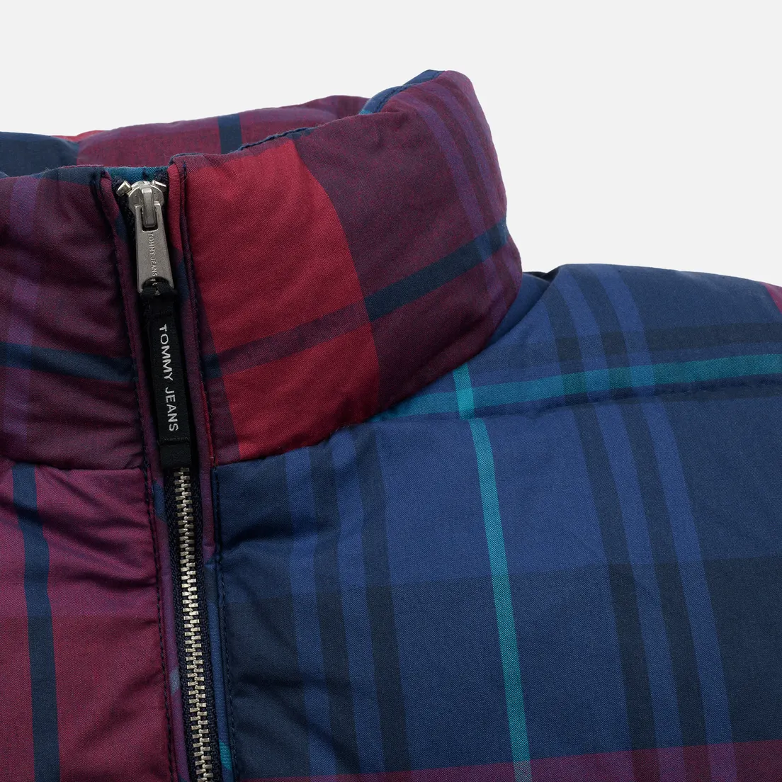Tommy Jeans Женский пуховик Cotton Check Puffa