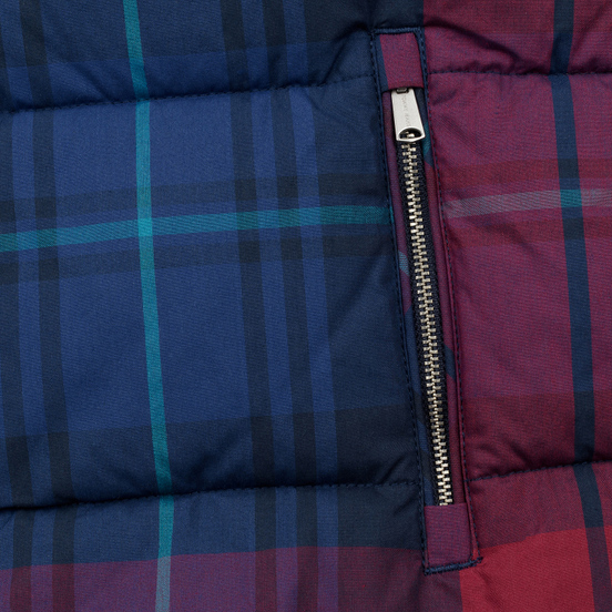 Женский пуховик Tommy Jeans Cotton Check Puffa Blue Print/Multi Check