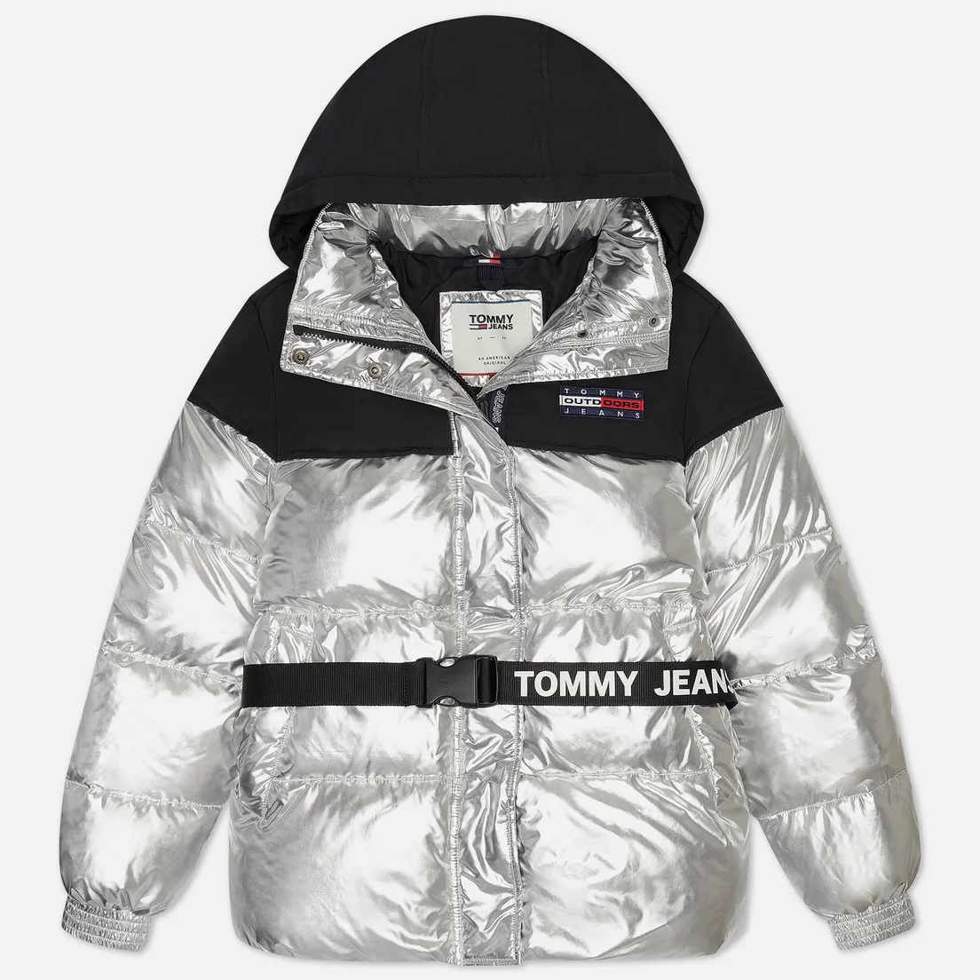 Tommy Jeans Женский пуховик Mix Media Belted