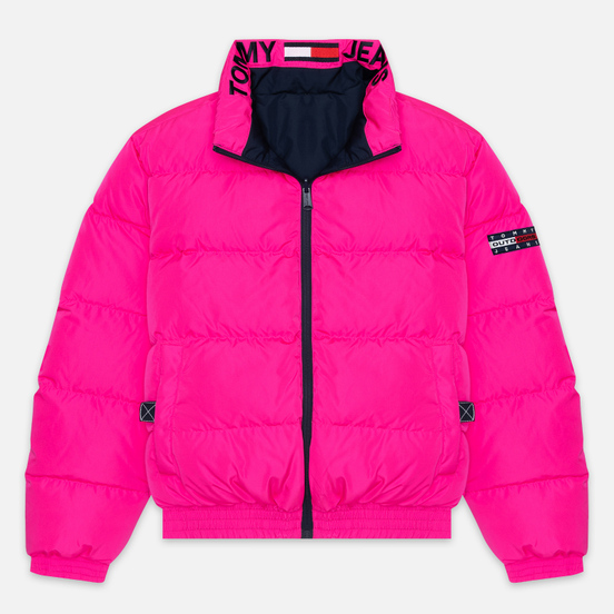 Женский пуховик Tommy Jeans Reversible Logo Down Bomber Black Iris