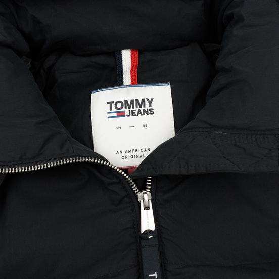 Женский пуховик Tommy Jeans Tommy Detail Puffa Hooded Black