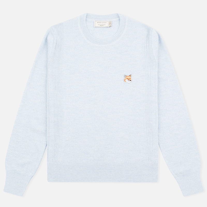 Maison Kitsune Женский свитер Merinos Fancy R-Neck