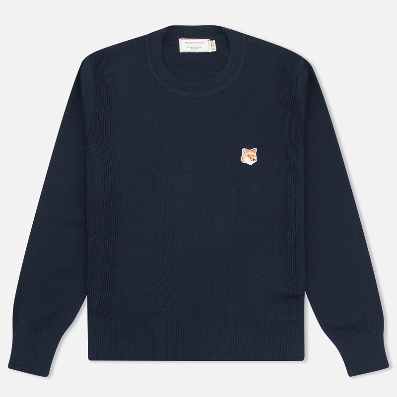 Maison Kitsune Женский свитер Merinos Fancy R-Neck