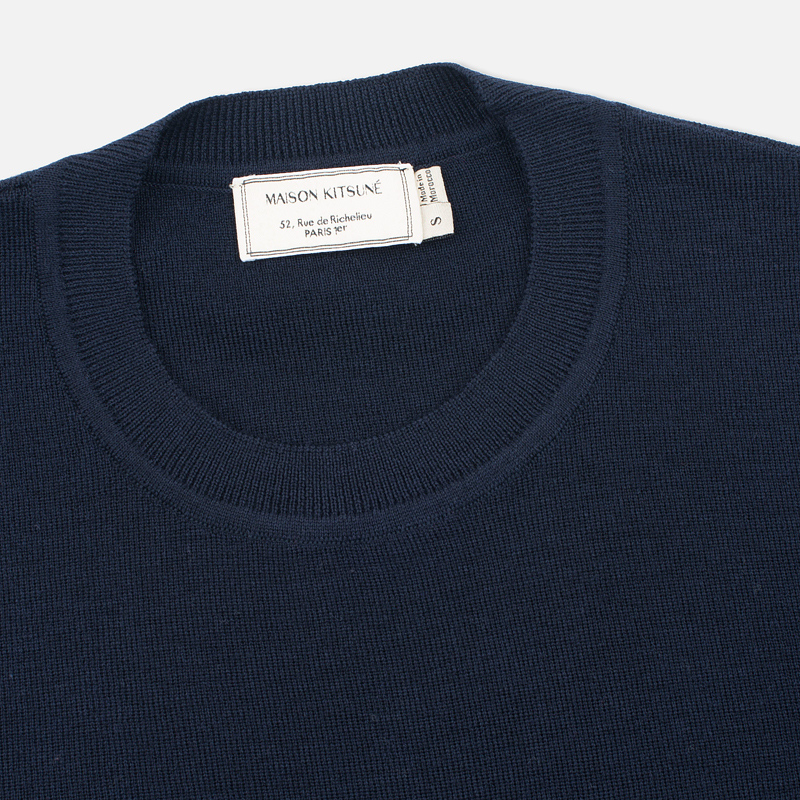 Maison Kitsune Женский свитер Merinos Fancy R-Neck