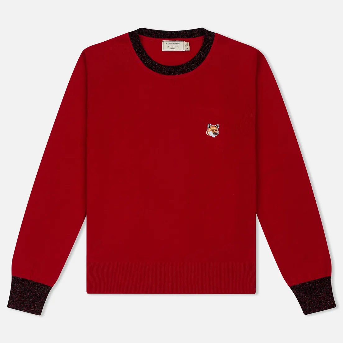 Maison Kitsune Женский свитер Merinos R-Neck
