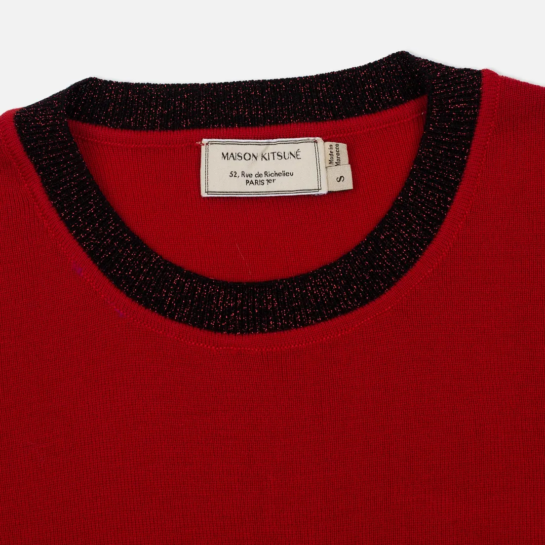 Maison Kitsune Женский свитер Merinos R-Neck