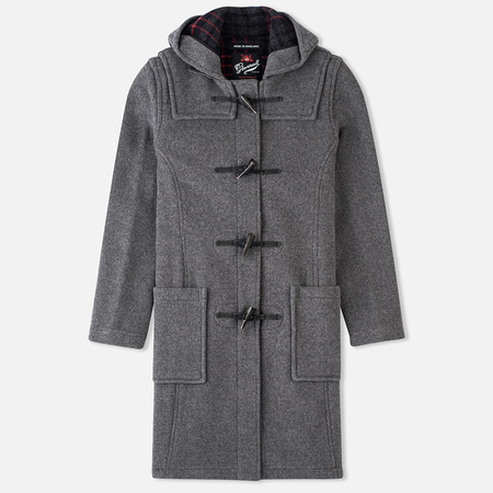 Женское пальто Gloverall Long Panelled Grey